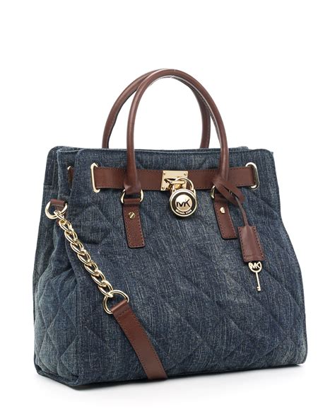 michael kors denim belt bag|Michael Kors denim handbags.